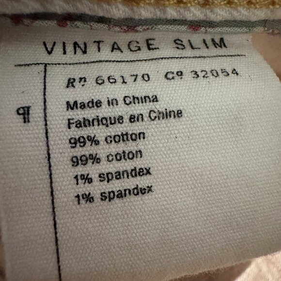 Pilcro And The Letterpress Vintage Slim Cream Ivory Y2K Jeans - Picture 7 of 7